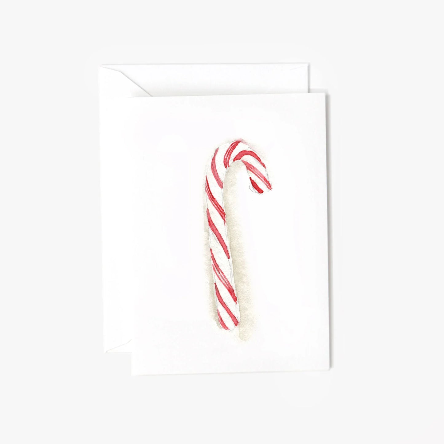 candy cane holiday mini enclosure notecard