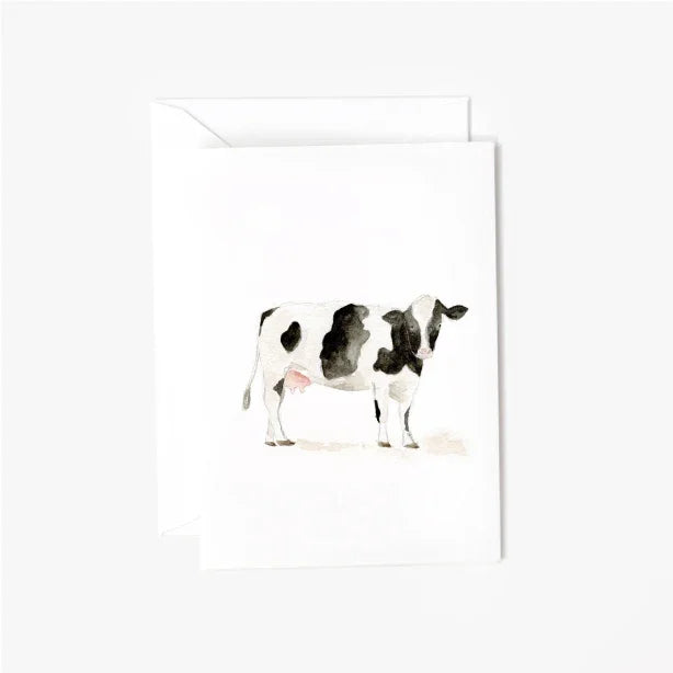 cow mini enclosure notecard