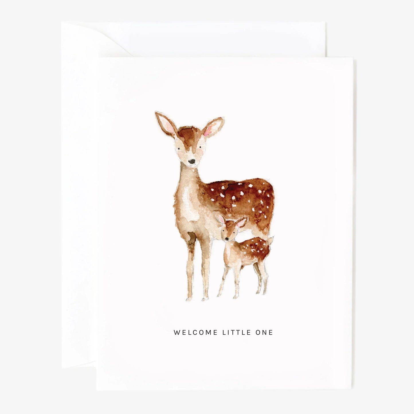 little one deer greeting card