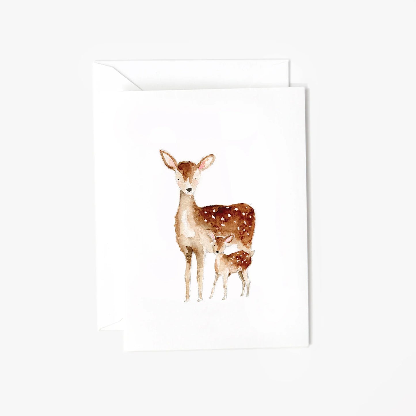 baby deer mini enclosure notecard