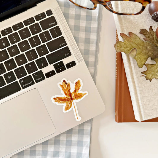 maple leaf sticker
