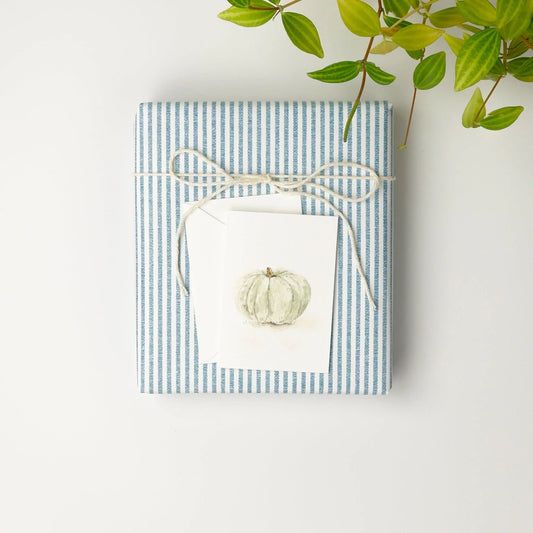 green pumpkin mini notecard - emily lex studio