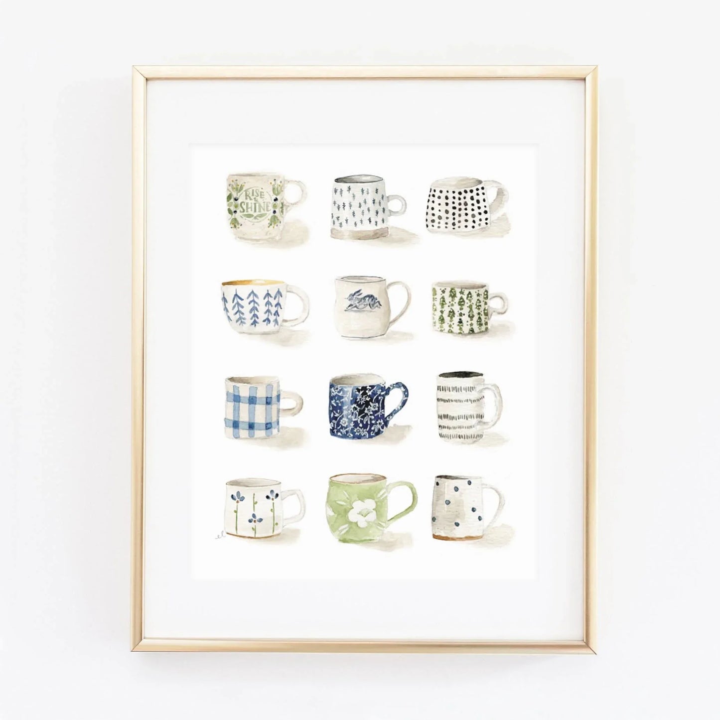 mugs art print - emily lex studio