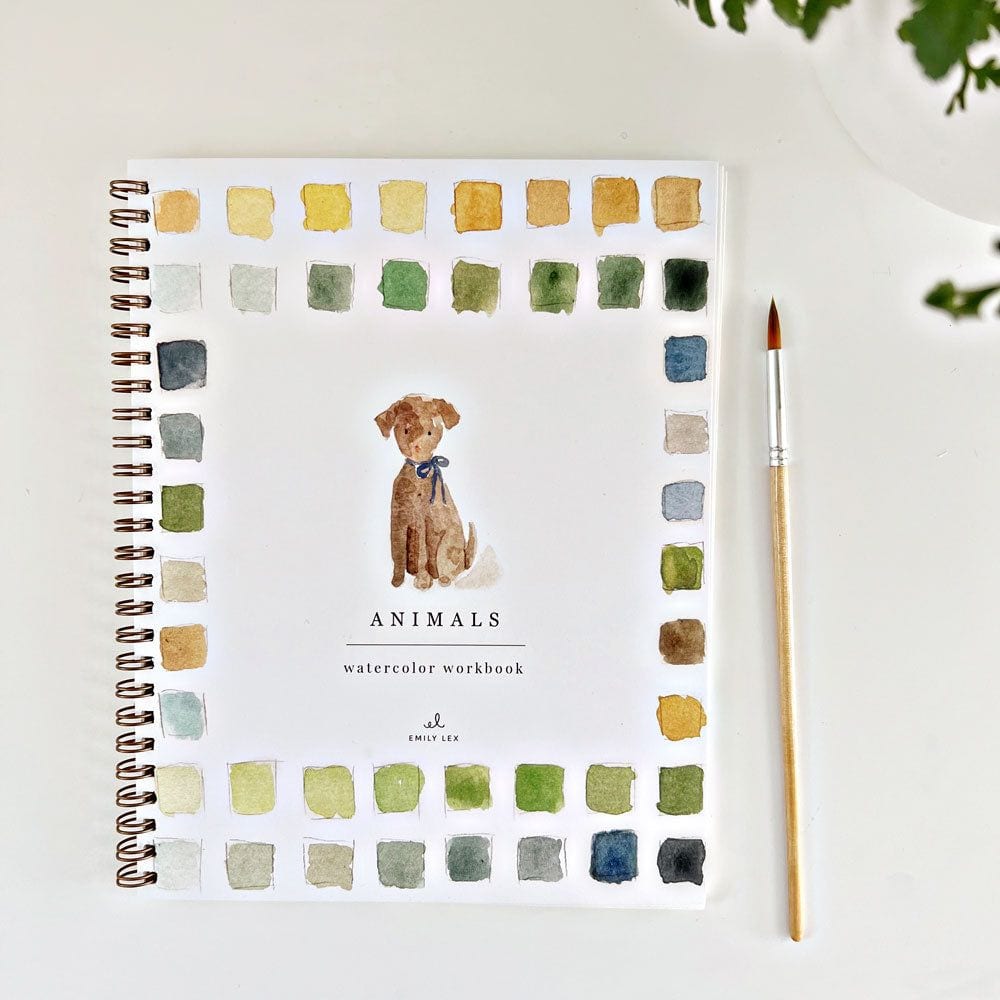 Watercolor Workbook: Animals - emily lex