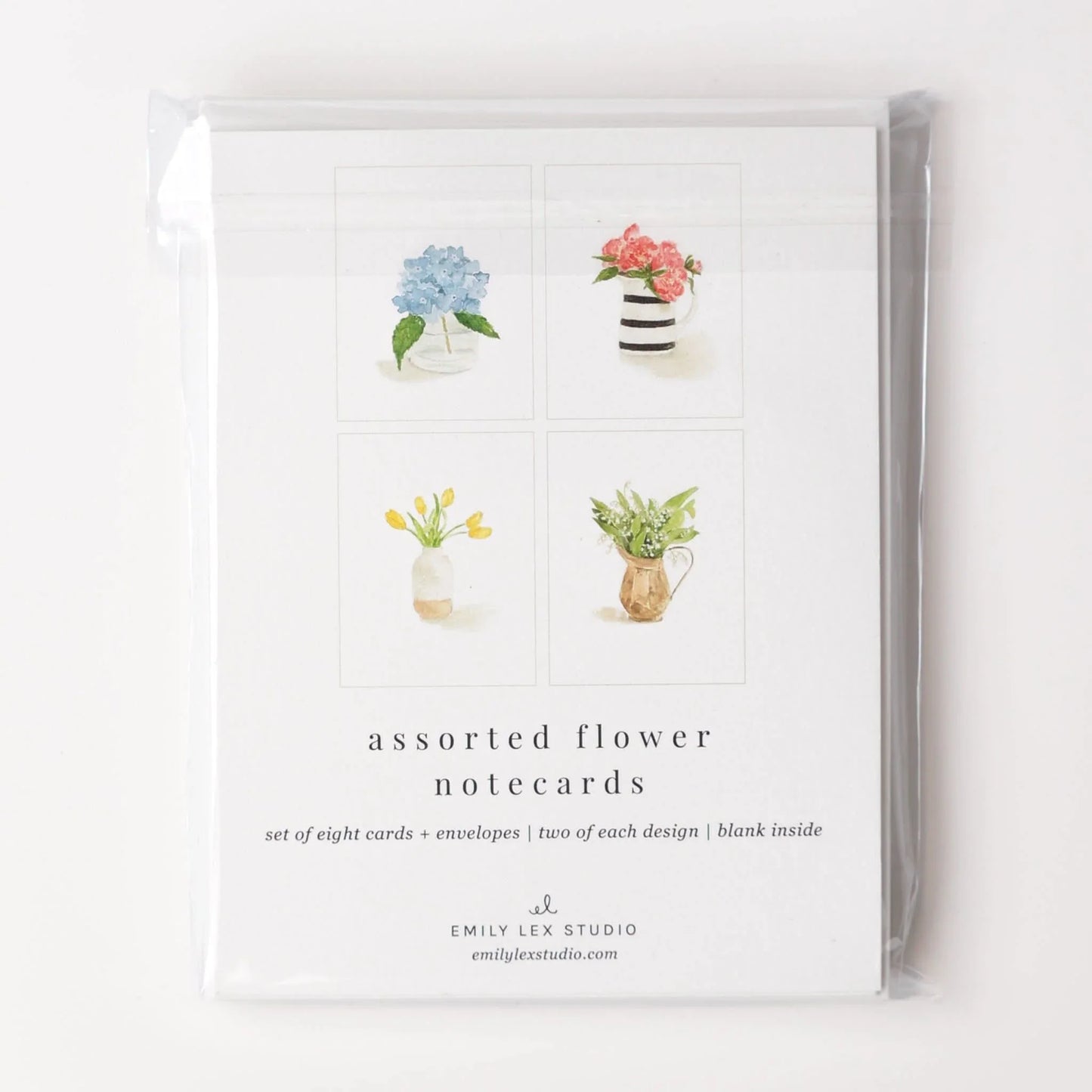 flower notecards set - emily lex studio