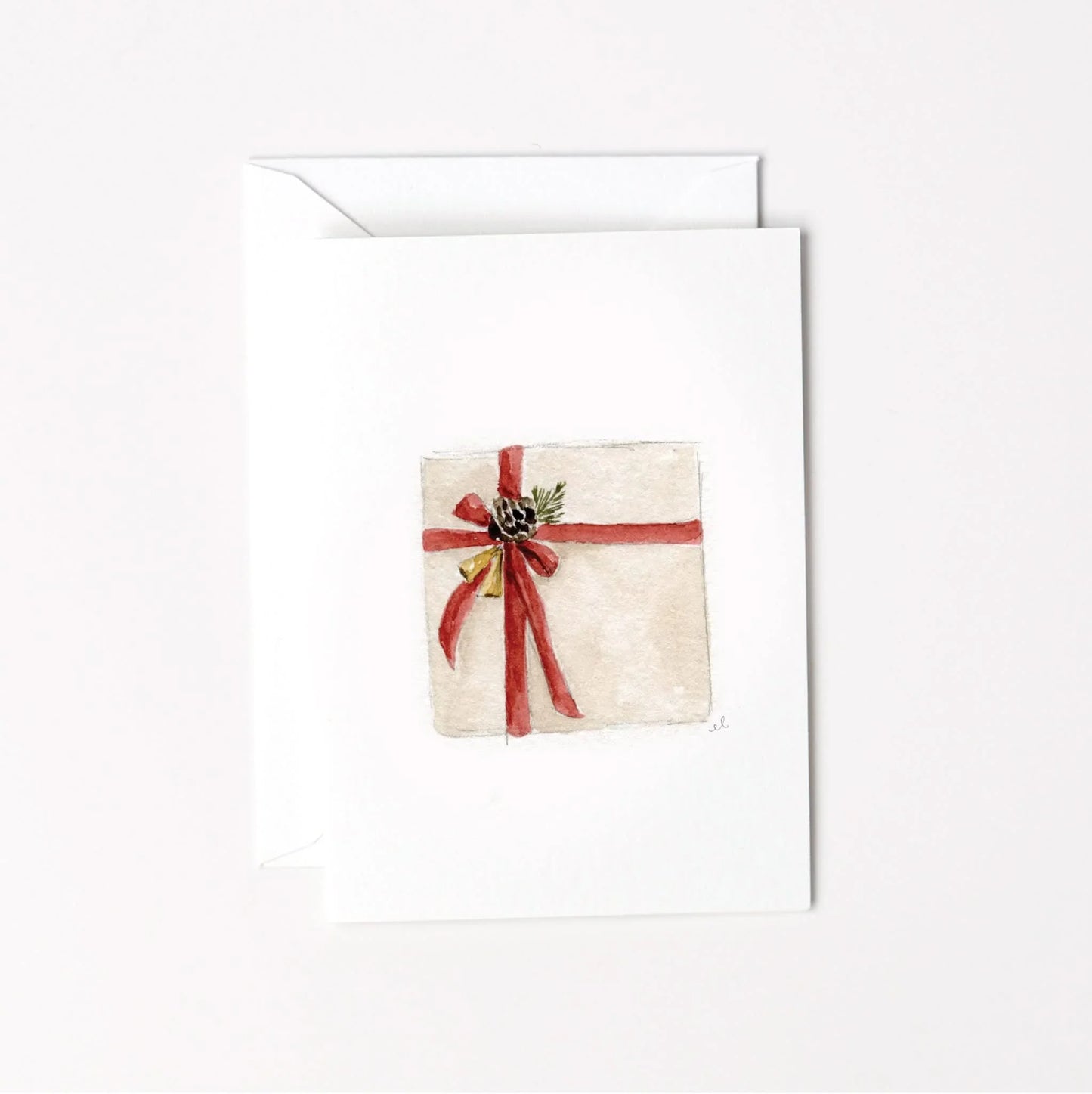 pinecone gift mini enclosure notecard
