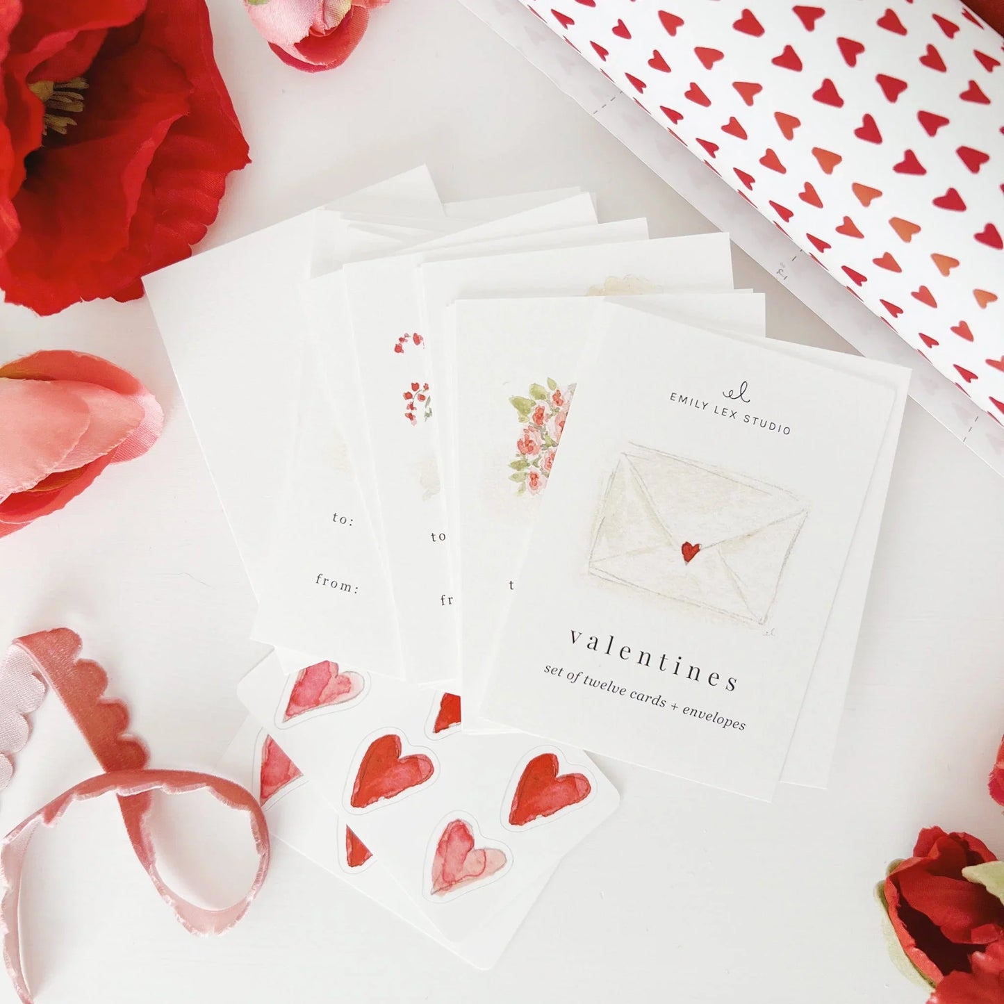 mini valentines assorted set