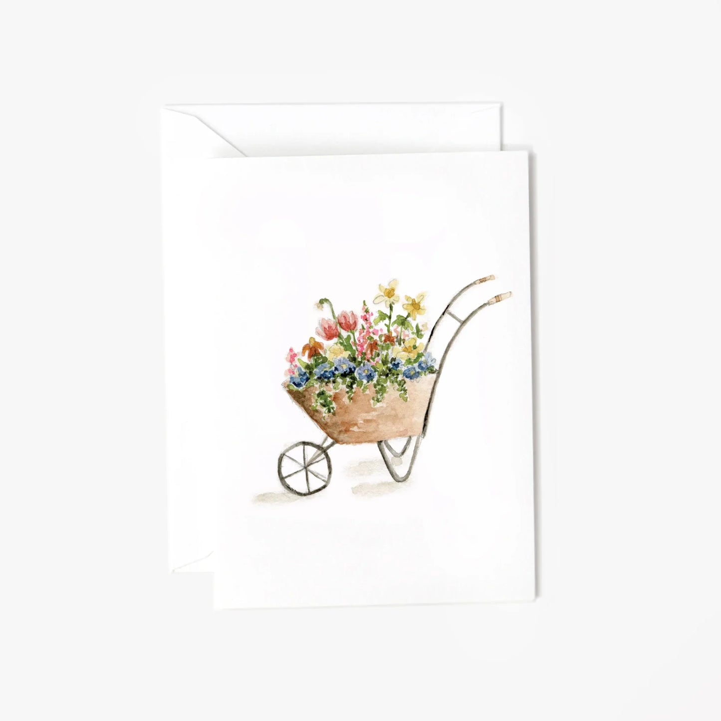 wheelbarrow mini enclosure notecard