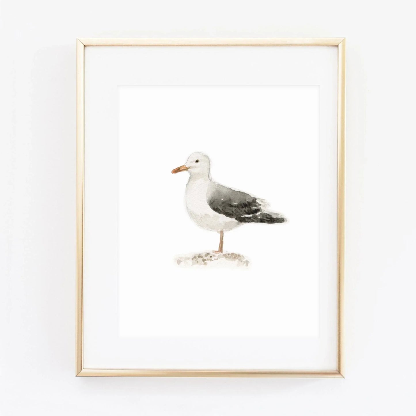 seagull art print - emily lex studio
