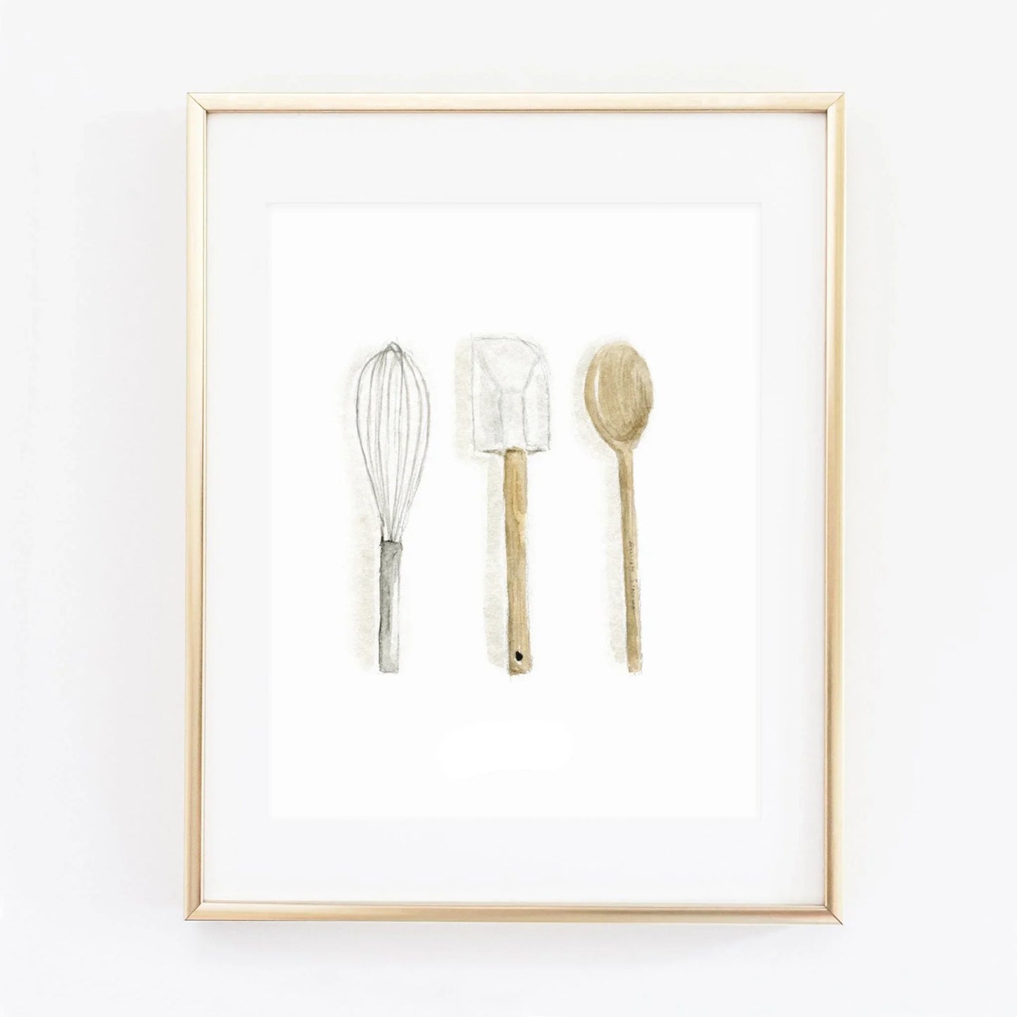 utensils art print - emily lex studio