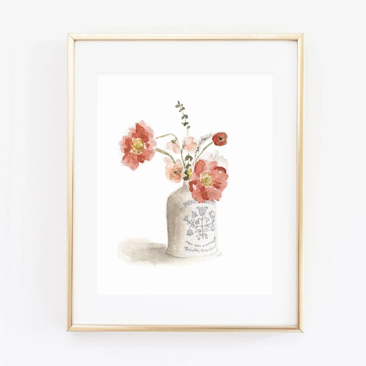 vintage bouquet art print - emily lex studio