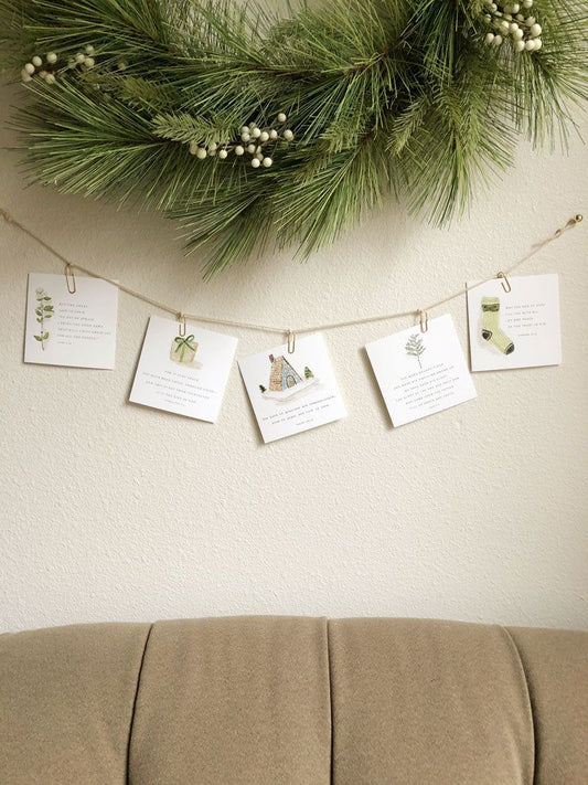 four ways to display Christmas Truth for Today cards - emily lex studio