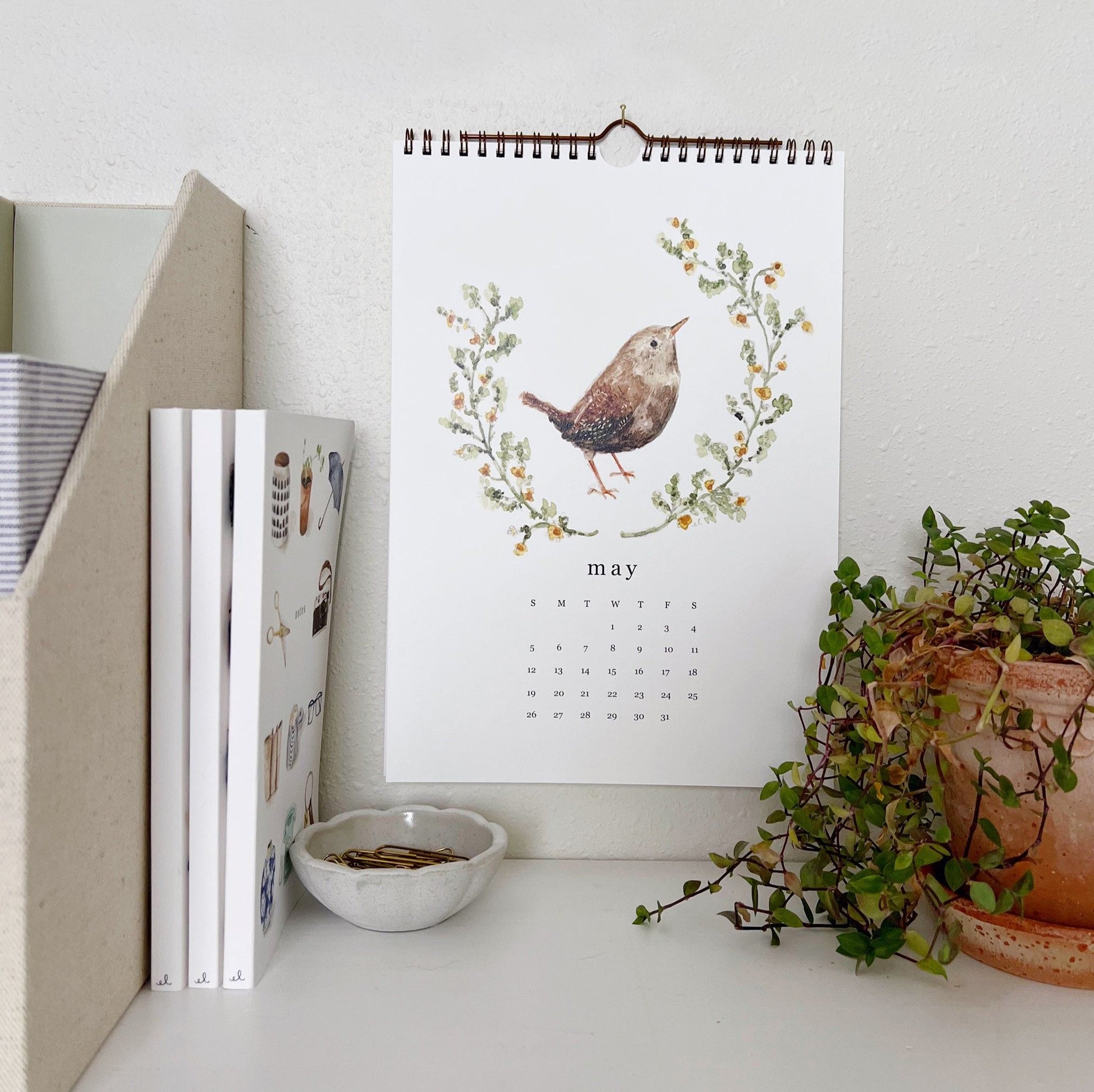 2024 birds and branches wall calendar (Emily Lex) – Millstream