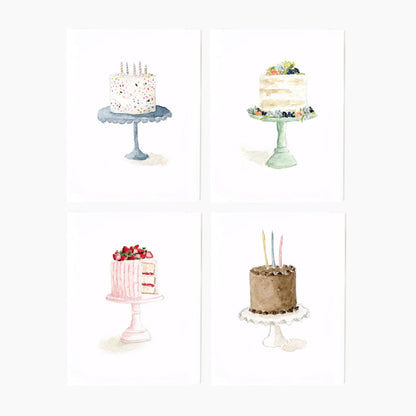 cake assorted notecard set