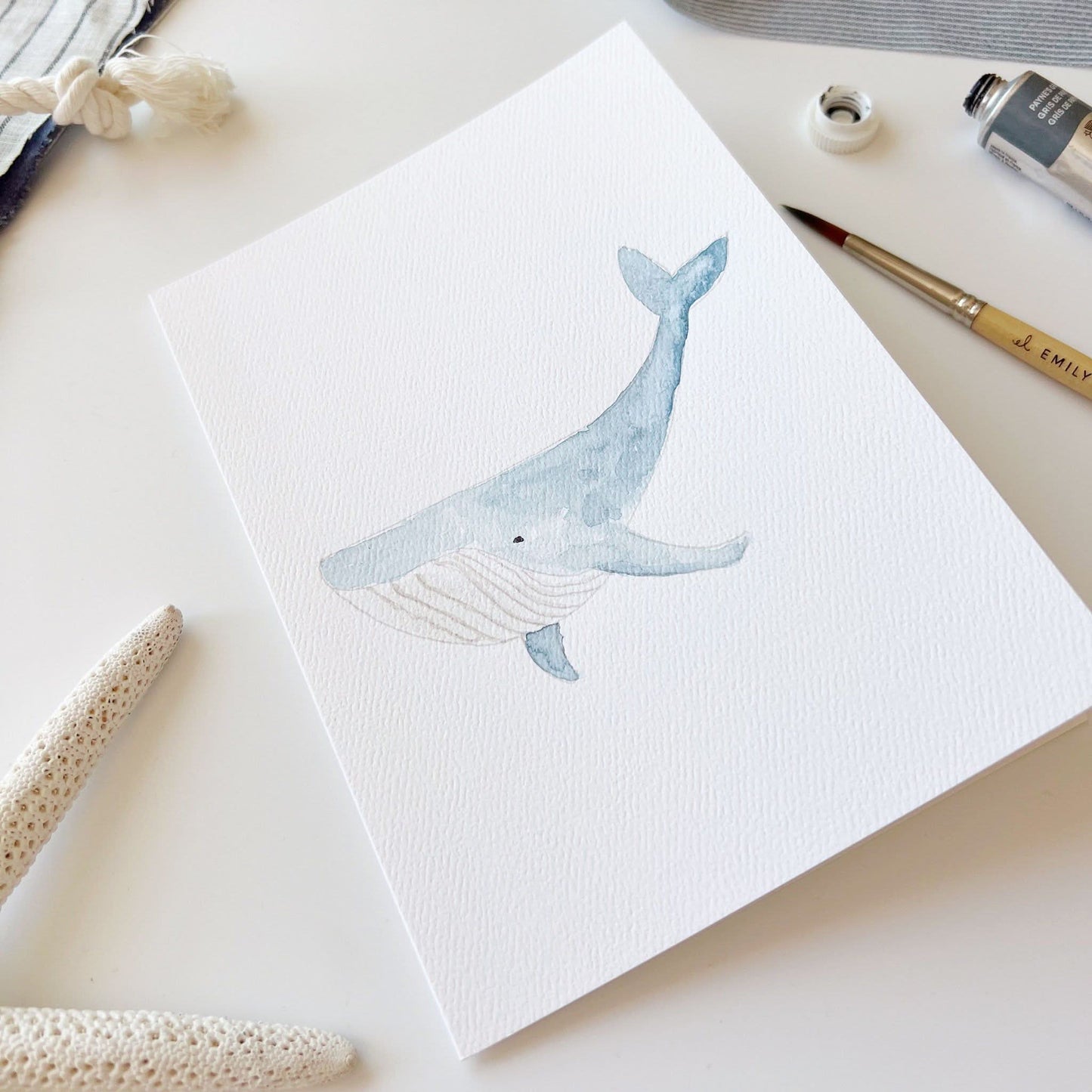 seaside paintable notecards - emily lex studio - notecards