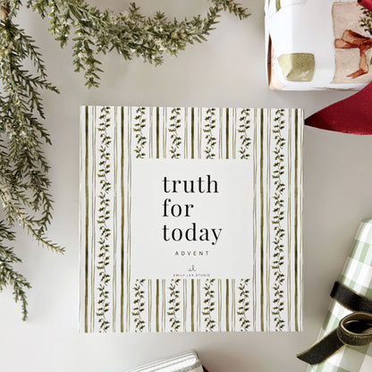 advent truth for today bible verse cards