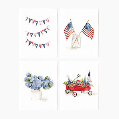 americana assorted notecard set