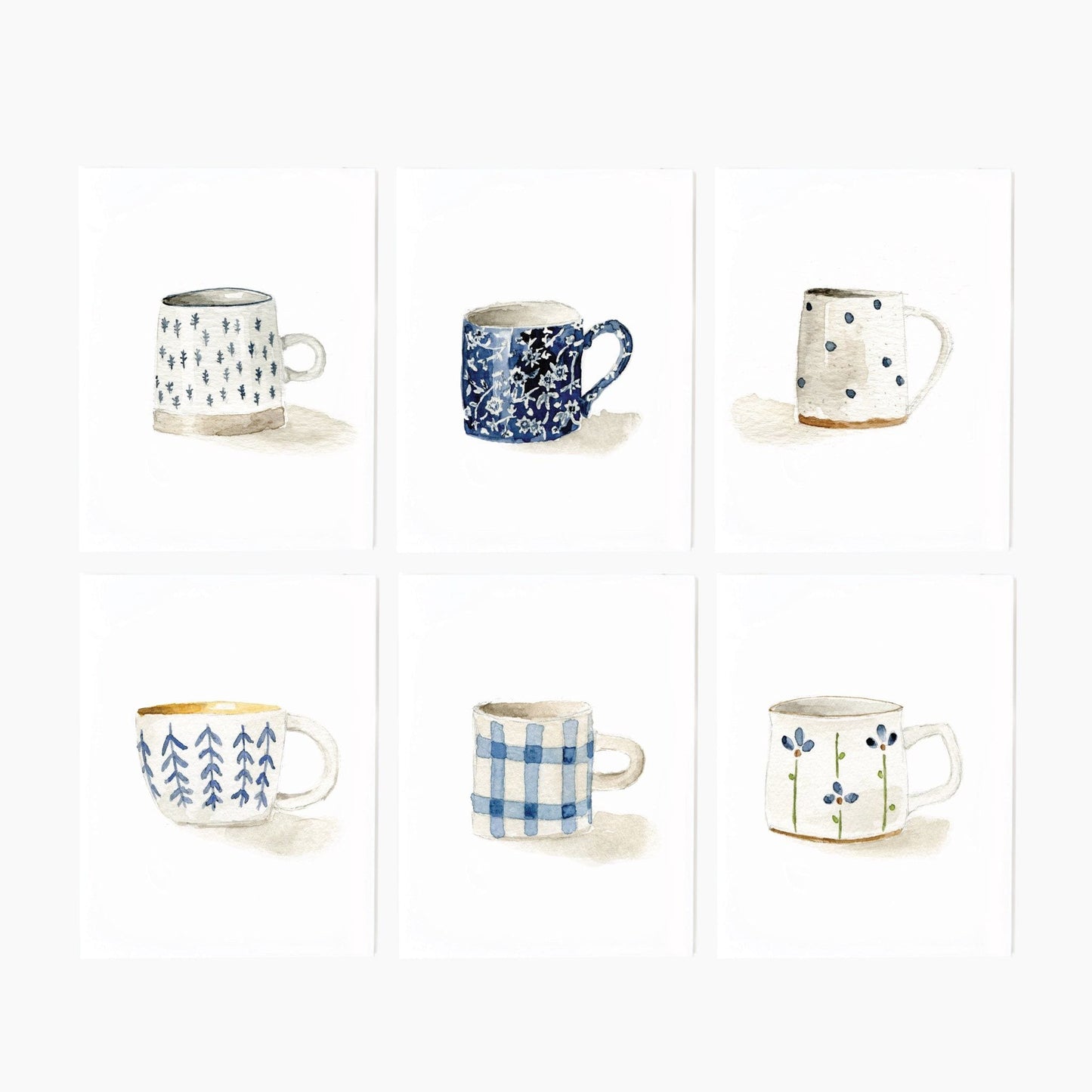 mugs mini card set - emily lex studio