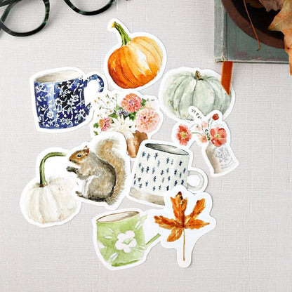 calico mug sticker - emily lex studio - sticker