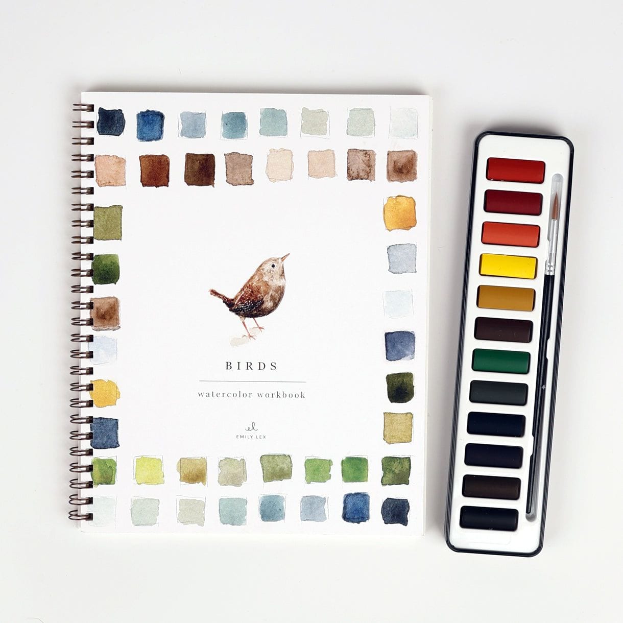 Wholesale birds watercolor workbook for your store - Faire
