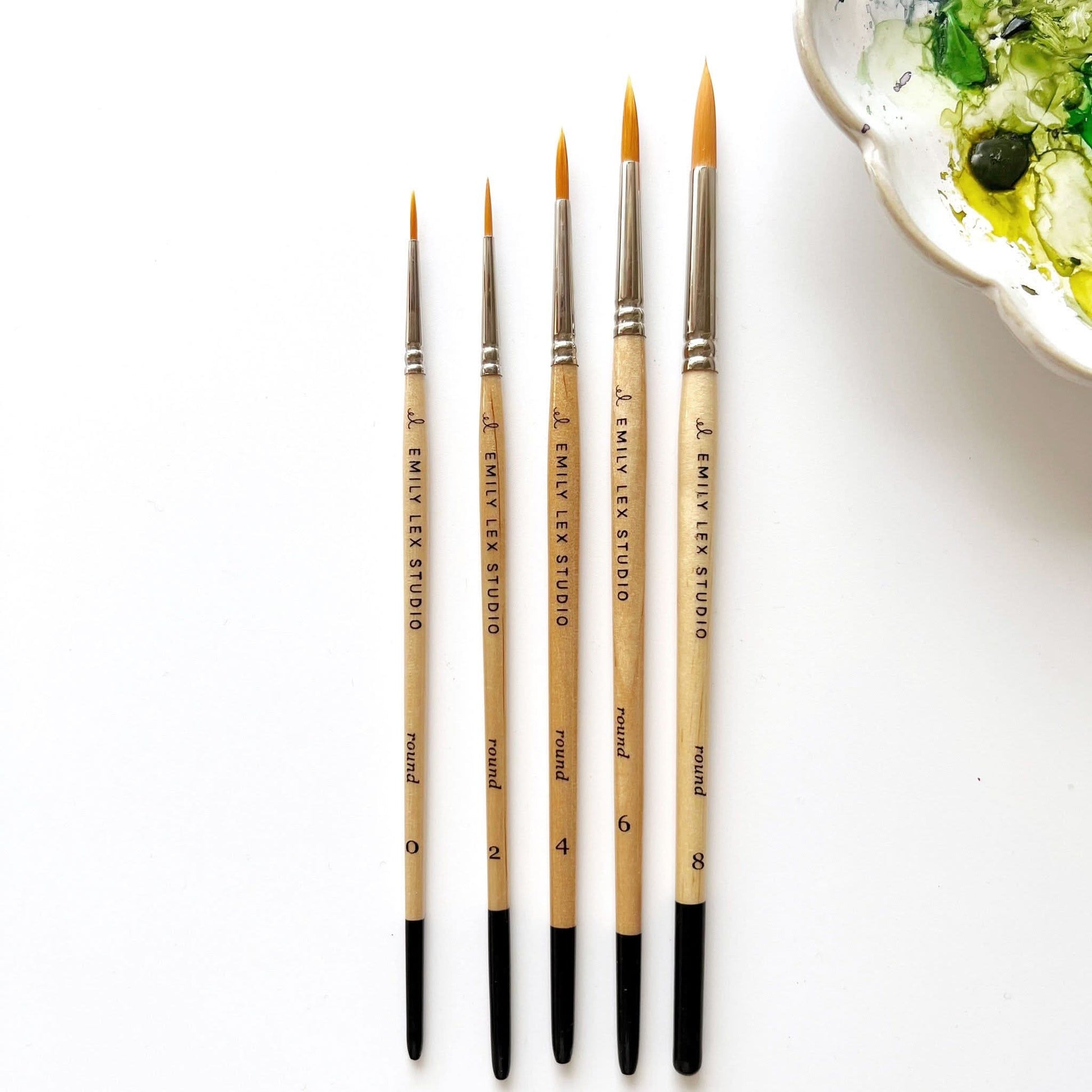 watercolor paintbrush set - emily lex studio