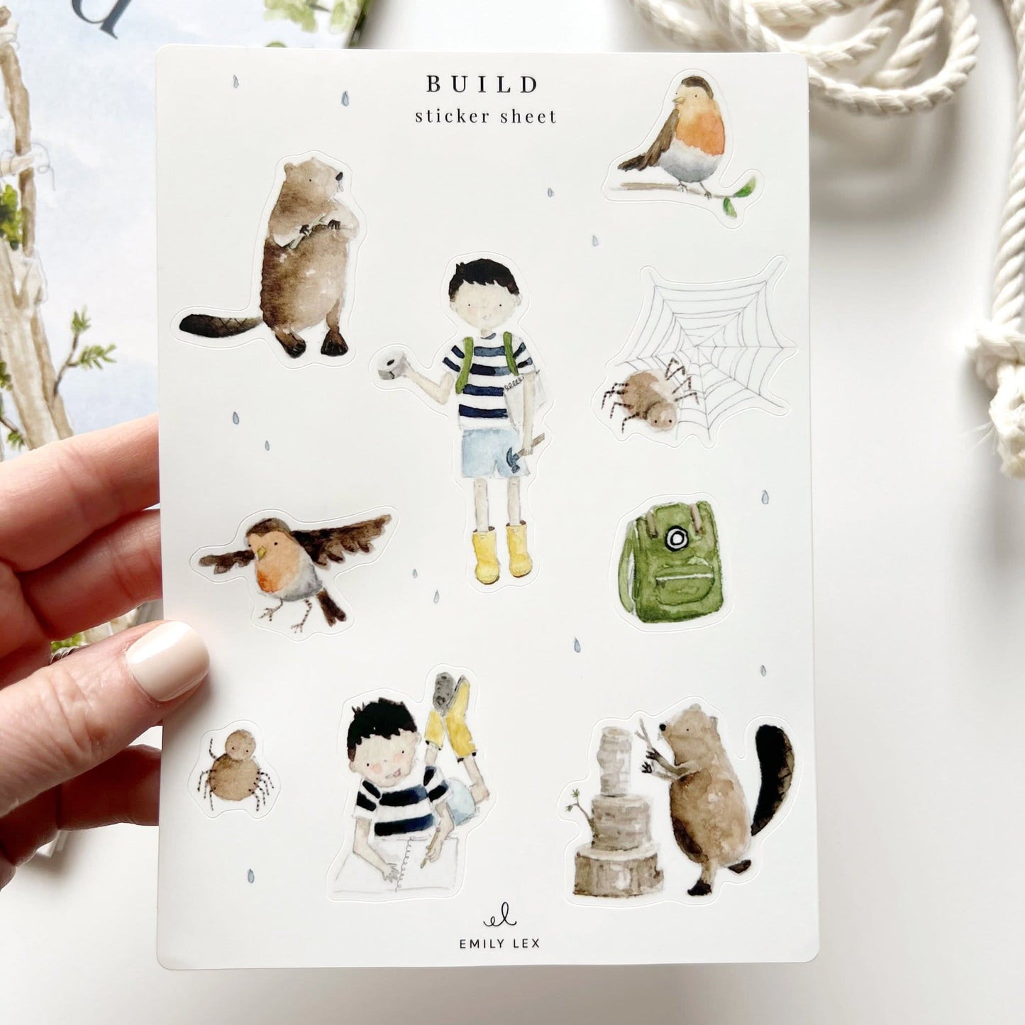 build sticker sheets - emily lex studio