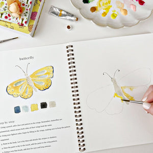 animals watercolor workbook