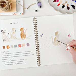animals watercolor workbook