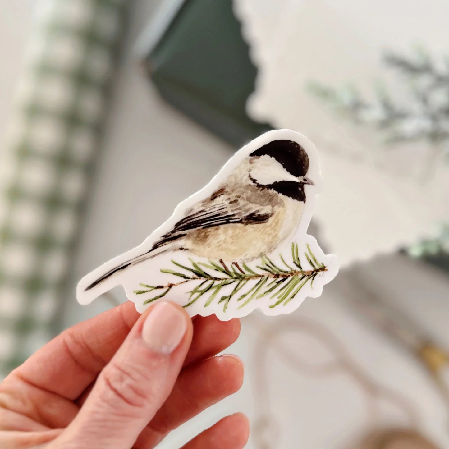 chickadee sticker