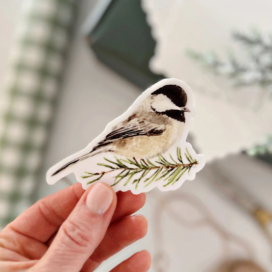chickadee sticker