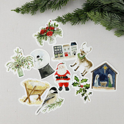 christmas village sticker