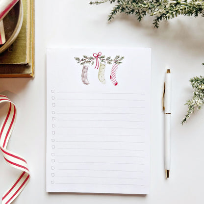 christmas checklist notepad