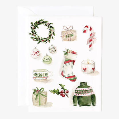 classic christmas notecard set