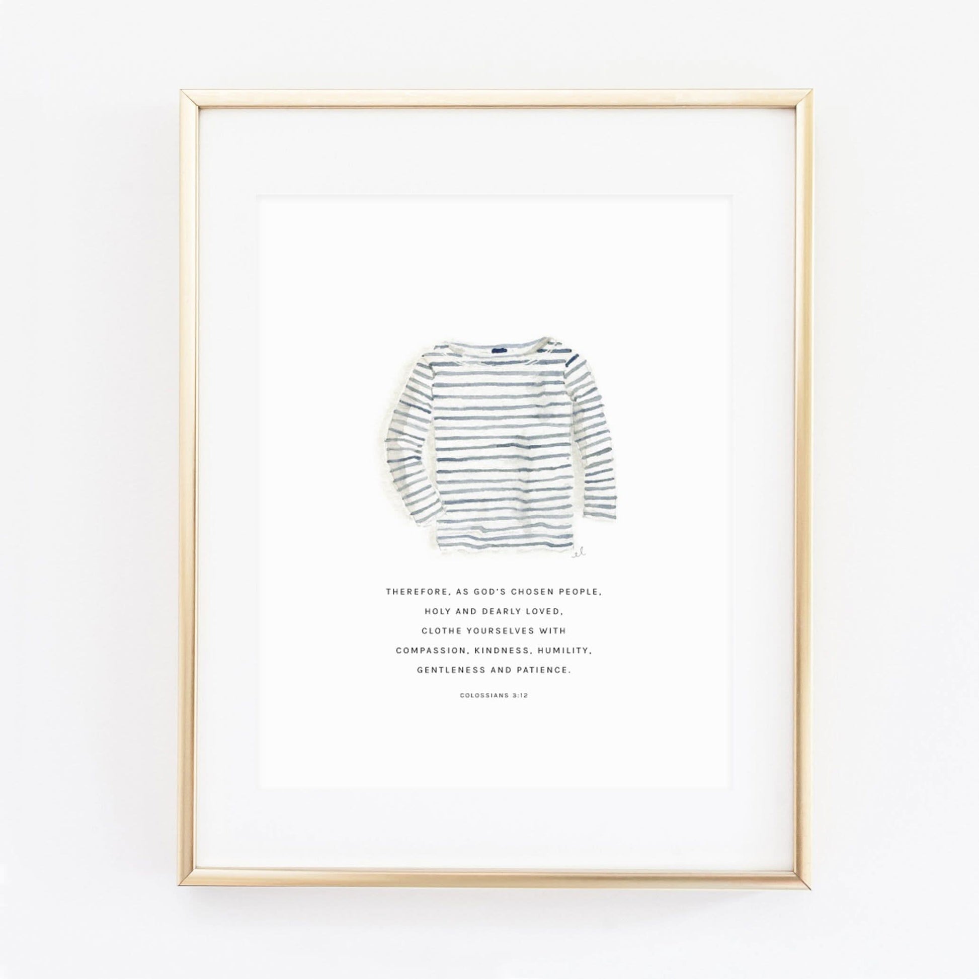 colossians 3:12 shirt scripture print - emily lex studio