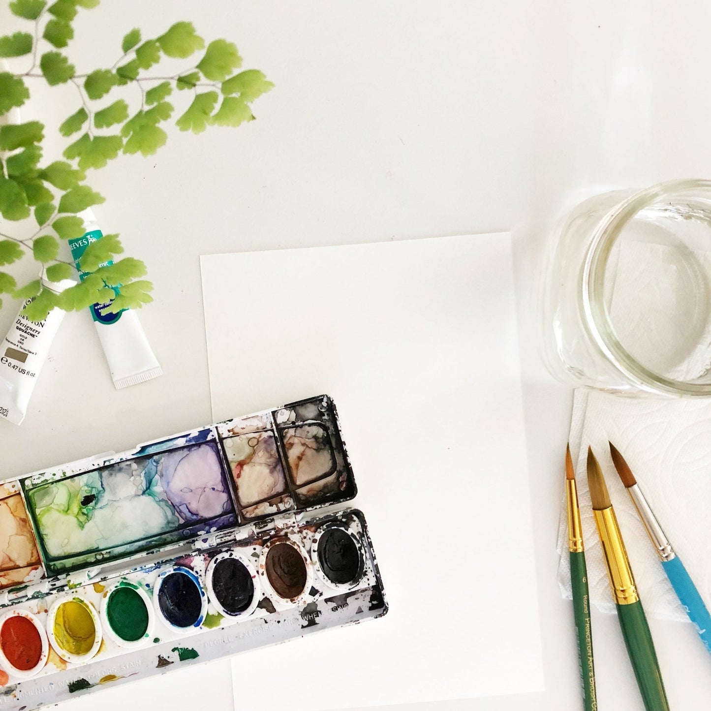 Simplified Watercolor Online Class - emily lex studio - online class