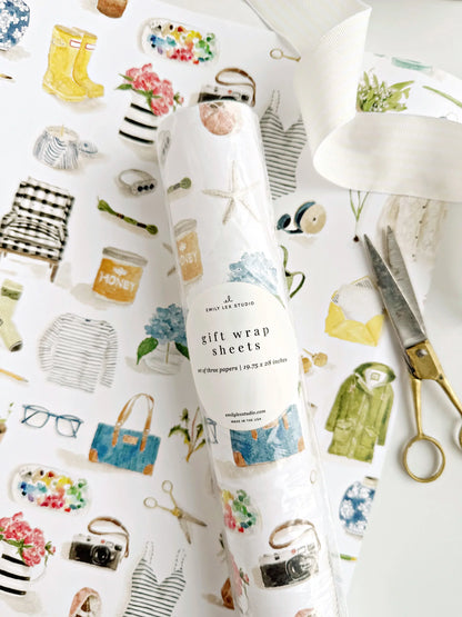 everyday things gift wrapping paper