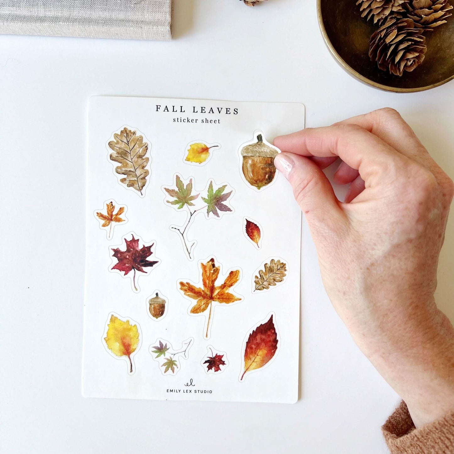 autumn sticker sheets