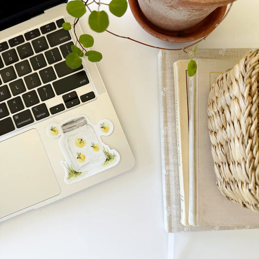 fireflies sticker