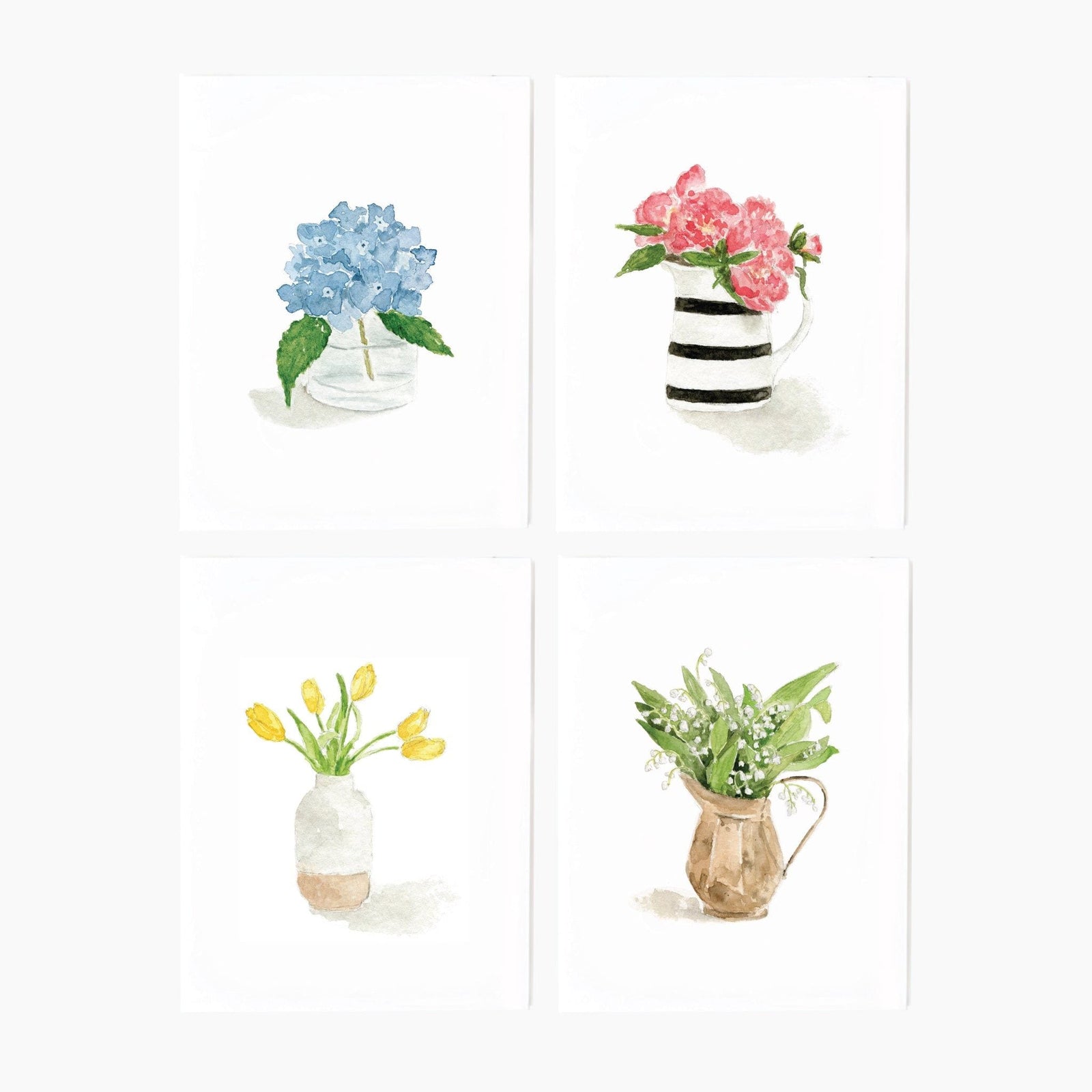 flower notecards set - emily lex studio