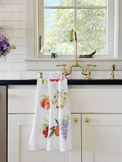 fruit cotton tea towel