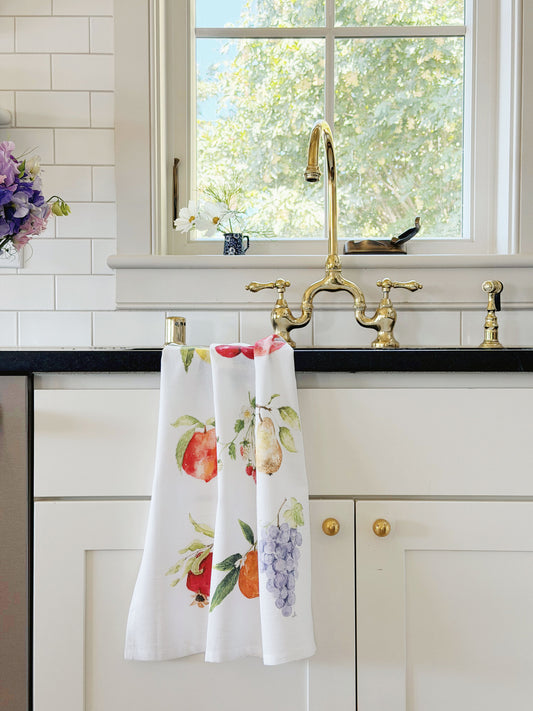 fruit cotton tea towel