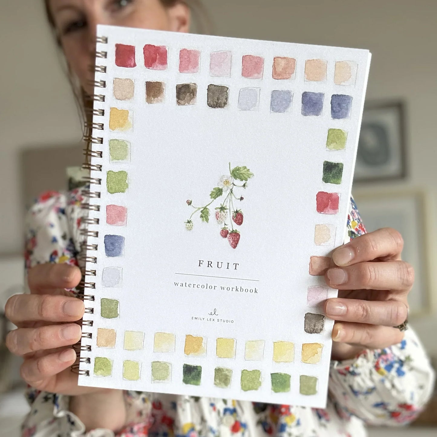 fruit watercolor workbook
