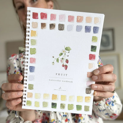 fruit watercolor workbook