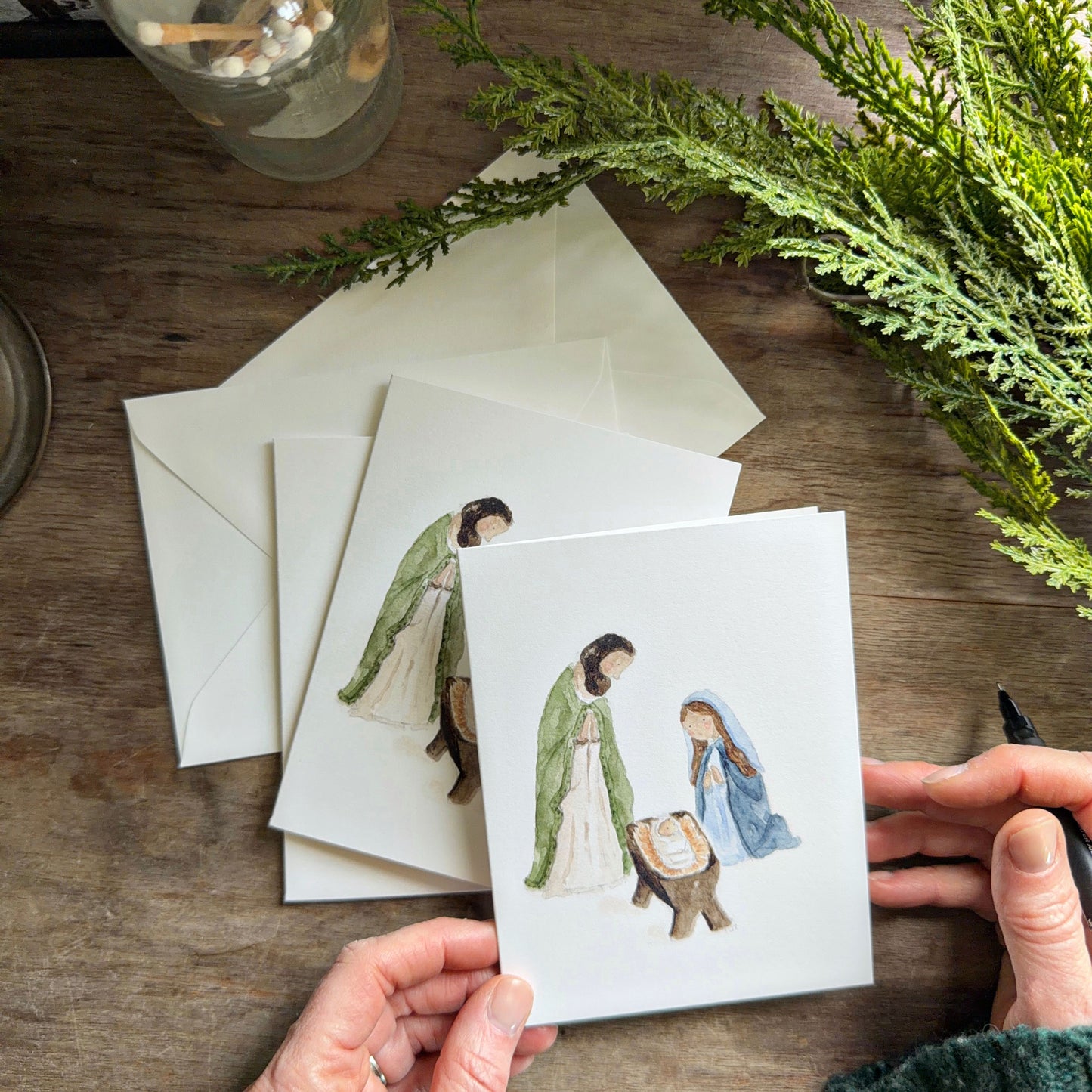 holy family notecard set