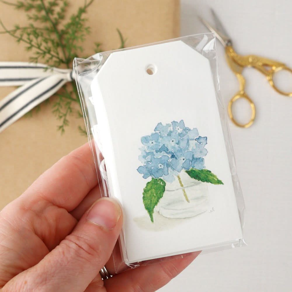 hydrangea gift tags - emily lex studio