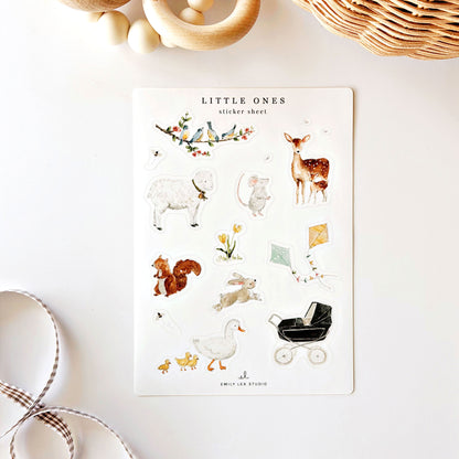 little ones sticker sheets