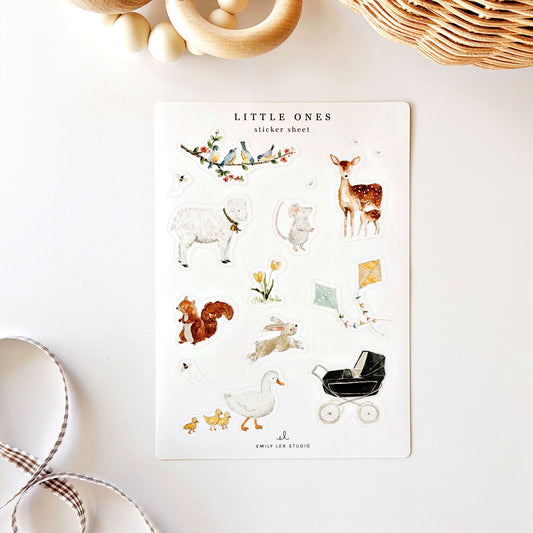 little ones sticker sheets