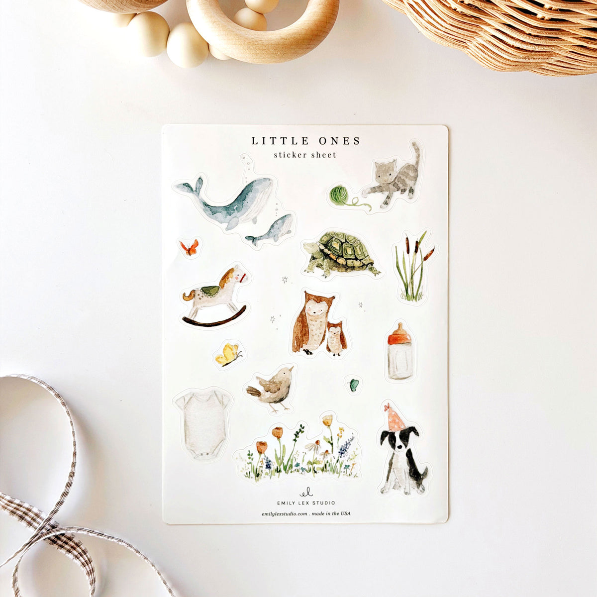 little ones sticker sheets