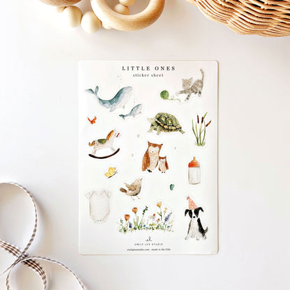 little ones sticker sheets