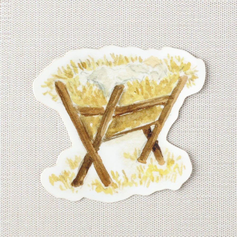 manger sticker - emily lex studio - sticker